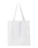 Q-Tees 14L Shopping Bag, Cotton Canvas Tote - Q125300