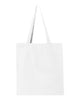 Q-Tees 14L Shopping Bag, Cotton Canvas Tote - Q125300