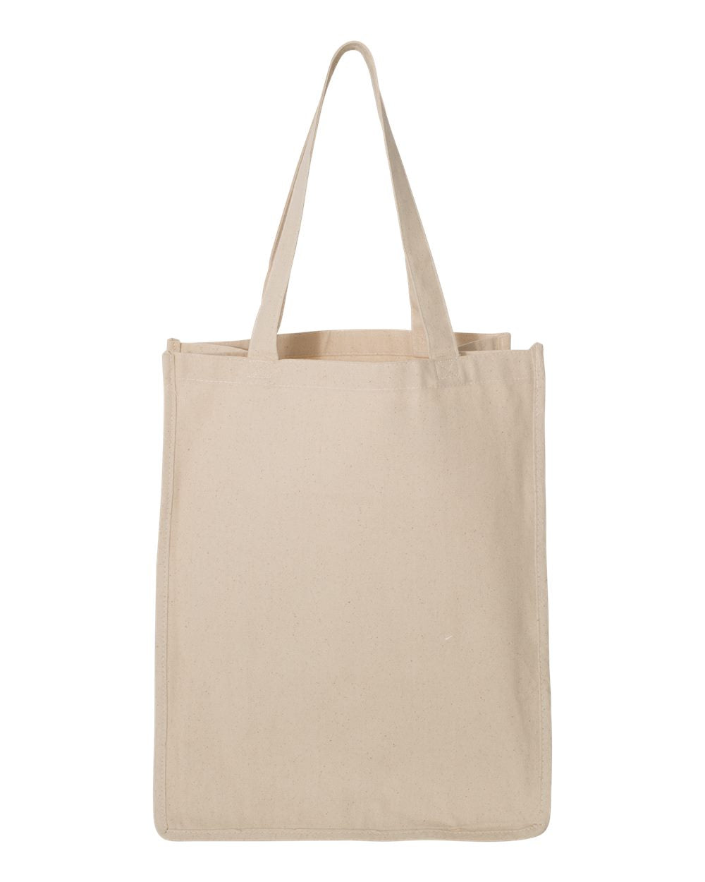 Enlarged view of Q-Tees 27L Jumbo Shopping Bag, Cotton Canvas Tote Bag - Q125400