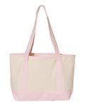 Q-Tees 20L Small Deluxe Tote, Heavy Cotton Canvas Tote Bag - Q125800 - Picture 6 of 25