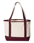 Q-Tees 20L Small Deluxe Tote, Heavy Cotton Canvas Tote Bag - Q125800 - Picture 9 of 25