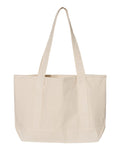 Q-Tees 20L Small Deluxe Tote, Heavy Cotton Canvas Tote Bag - Q125800 - Picture 12 of 25