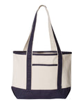 Q-Tees 20L Small Deluxe Tote, Heavy Cotton Canvas Tote Bag - Q125800 - Picture 14 of 25