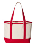 Q-Tees 20L Small Deluxe Tote, Heavy Cotton Canvas Tote Bag - Q125800 - Picture 21 of 25