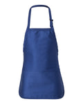 Q-Tees Full-Length Apron with Pouch Pocket - Q4250 - Picture 17 of 22
