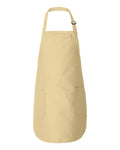 Q-Tees Full-Length Apron with Pockets - Q4350