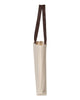 Q-Tees 11L Canvas Tote with Contrast-Color Handles, Tote Bag - Q4400