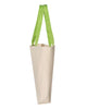 Q-Tees 11L Canvas Tote with Contrast-Color Handles, Tote Bag - Q4400