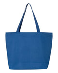 Q-Tees 25L Zippered Tote, Heavy Cotton Canvas Tote Bag - Q611 - Picture 19 of 25