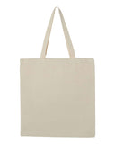 Q-Tees Promotional Tote, Heavy Cotton Canvas Tote Bag - Q800