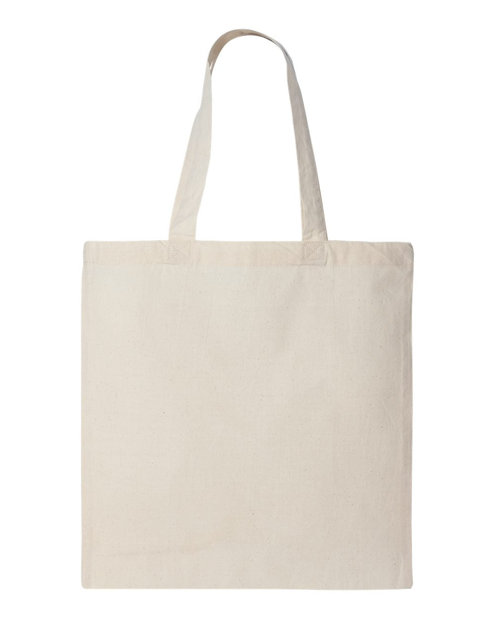 Enlarged view of Q-Tees Economical Tote, Cotton Tote Bag - QTB