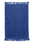Q-Tees Fringed Fingertip Towel, Small Towel - T100 - Picture 1 of 13