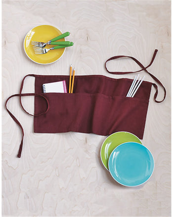 Q-Tees Waist Apron with Pockets - Q2115