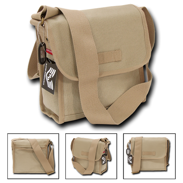 Rapid Dominance Military Field Bag, Tactical Shoulder Bag, Canvas Army Bag - R34