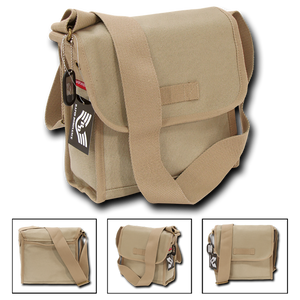 Rapid Dominance Military Field Bag, Tactical Shoulder Bag, Canvas Army Bag - R34 - 