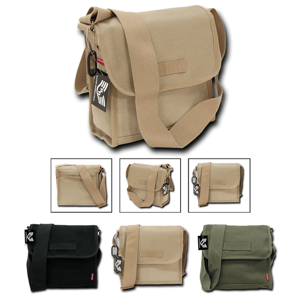 Rapid Dominance Military Field Bag, Tactical Shoulder Bag, Canvas