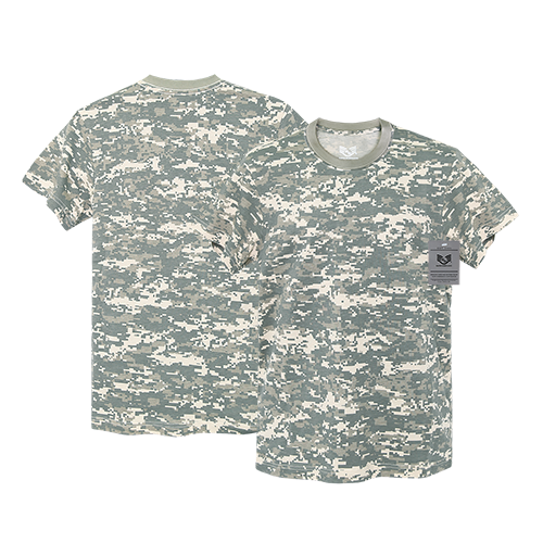 Camo T-Shirt, Camouflage Military Shirt, 100% Cotton - Rapid Dominance R38