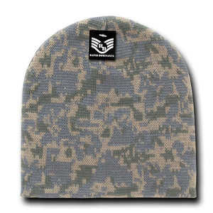 Camo Beanie Knit Cap Camouflage Military Watch Cap - Rapid Dominance R602 - 
