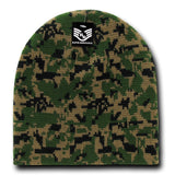 Camo Beanie Knit Cap Camouflage Military Watch Cap - Rapid Dominance R602