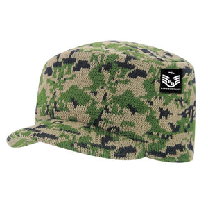 Camo Beanie Jeep Knit Watch Cap Flat Top GI Military Camouflage - Rapid Dominance R603 - 