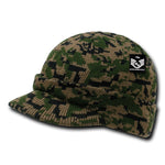 Camo Beanie Jeep Knit Watch Cap Visor GI Military Camouflage - Rapid Dominance R604 - Picture 3 of 4