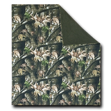 HYBRiCAM Tactical Camo Fleece Blanket, Tree Bark Camouflage Sheet, Cover - Rapid Dominance R63