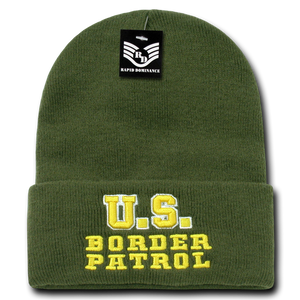US Border Patrol Law Enforcement Knit Beanie Cap - R81 - 