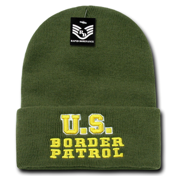 US Border Patrol Law Enforcement Knit Beanie Cap - R81