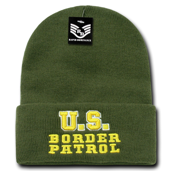 US Border Patrol Law Enforcement Knit Beanie Cap - R81