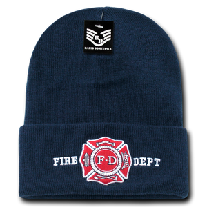 Fire Department Firefighter Knit Beanie Cap - R81 - 
