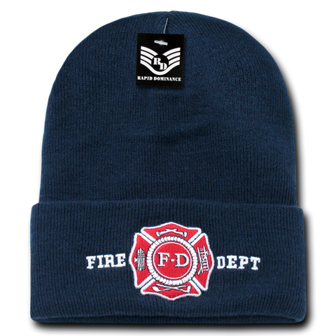 Fire Department Firefighter Knit Beanie Cap - R81