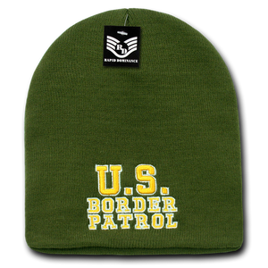 US Border Patrol Law Enforcement Knit Beanie Cap - R90 - 