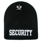 Security Public Safety Knit Beanie Cap - Black2 - R90