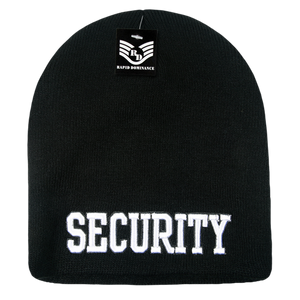 Security Public Safety Knit Beanie Cap - Black2 - R90 - 