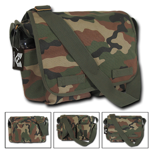 Rapid Dominance Classic Camo Military Messenger Bags, Tactical Shoulder Bag, Camouflage - RC31 - 