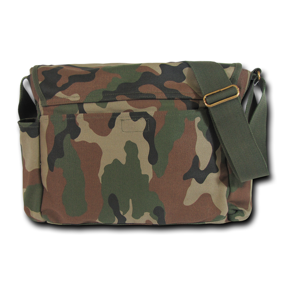Rapid Dominance Classic Military Messenger Bag Woodland Camouflage