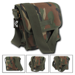 Rapid Dominance Camo Military Field Bag, Tactical Shoulder Bag, Canvas Army Bag, Camouflage - RC34