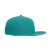 Decky RP1 - Fitted Flat Bill Hat, Retro Fitted Cap (Sizes: 7 3/8 - 7 3/4)