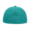Decky RP1 - Fitted Flat Bill Hat, Retro Fitted Cap (Sizes: 7 3/8 - 7 3/4)