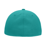 Decky RP1 - Fitted Flat Bill Hat, Retro Fitted Cap (Sizes: 7 3/8 - 7 3/4) - CASE Pricing - Picture 5 of 31