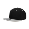 Decky RP1 - Fitted Flat Bill Hat, Retro Fitted Cap (Sizes: 7 3/8 - 7 3/4)