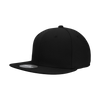 Decky RP1 - Fitted Flat Bill Hat, Retro Fitted Cap (Sizes: 7 3/8 - 7 3/4)