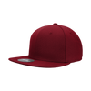 Decky RP1 - Fitted Flat Bill Hat, Retro Fitted Cap (Sizes: 7 3/8 - 7 3/4)