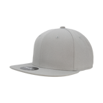 Decky RP1 - Fitted Flat Bill Hat, Retro Fitted Cap (Sizes: 6 7/8 - 7 1/4)