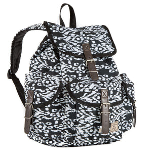 Everest Stylish Ikat Pattern Rucksack RS01P - 