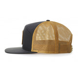 Richardson 7-Panel Trucker Snapback Hat, Flat Bill - 168 - Lot of 12 Hats (1 Dozen)