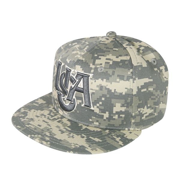 Camo USA America Snapback Hats Flat Bill Caps Camouflage - S019
