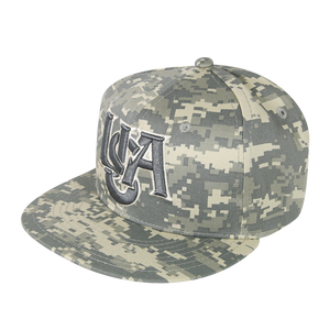 Camo USA America Snapback Hats Flat Bill Caps Camouflage - S019 - 