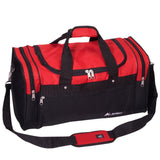 Everest Two-Tone Sports Duffel Bag Red/Black