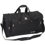 Everest Large Two-Tone Sports Duffel Bag Black